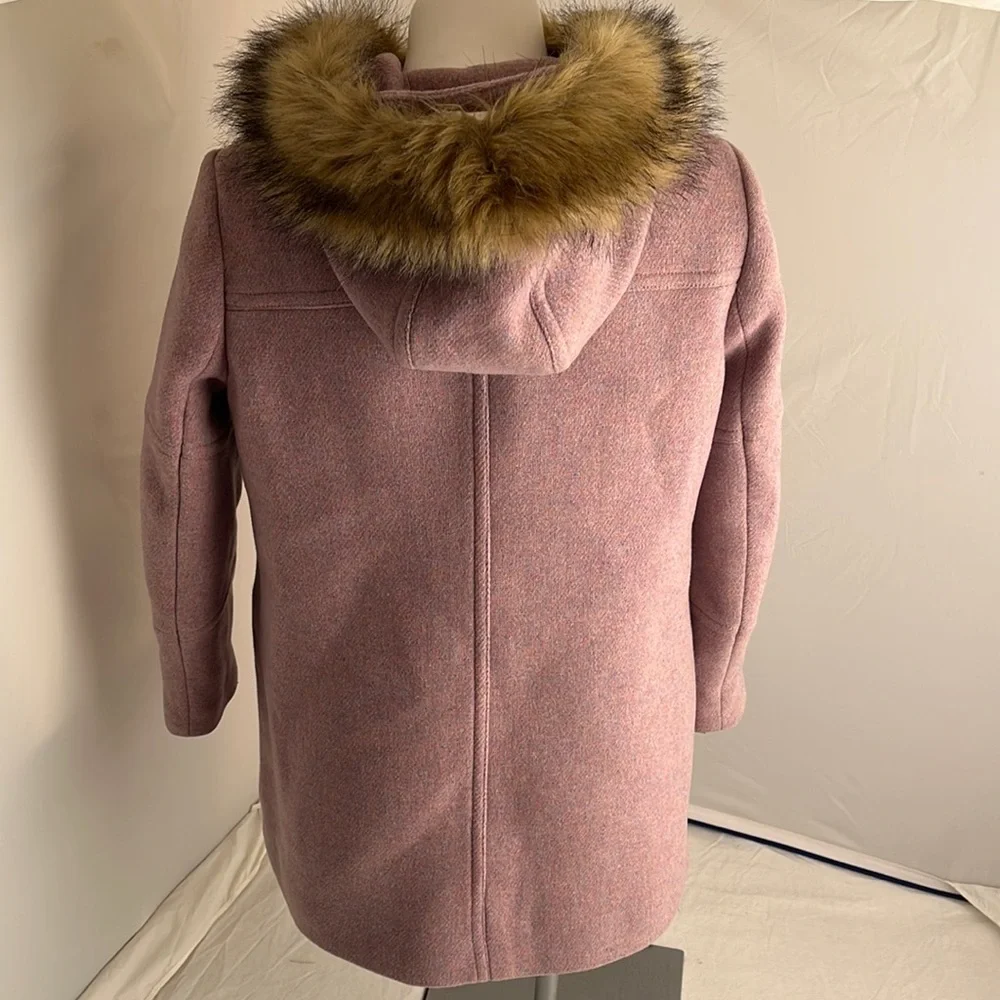 J Crew Chateau Parka in multicolor Heather Cotton Candy lavender coral coat - Picture 5 of 16
